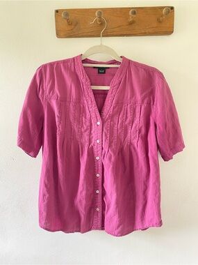 Vintage Preswick & Moore Button Tee, L